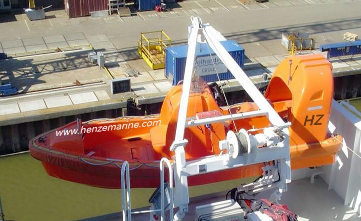 SOLAS 6.5M Open Type Fast Rescue Boat Inbuilt 144HP BUKH Enegine With ABS Approval