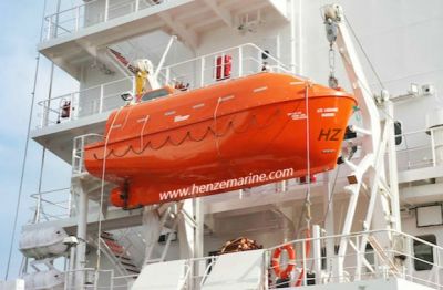 5.7m good price with High Quality SOLAS standard F.R.P Totally Enclosed Lifeboat