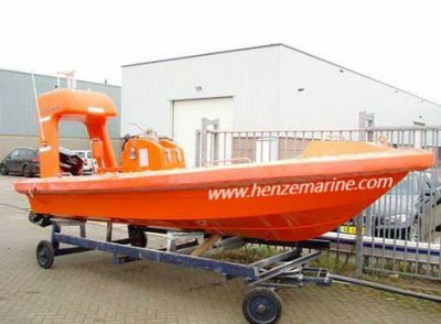 6.0M FRP Fast Rescue Boat With 8 Persons ABS Approval